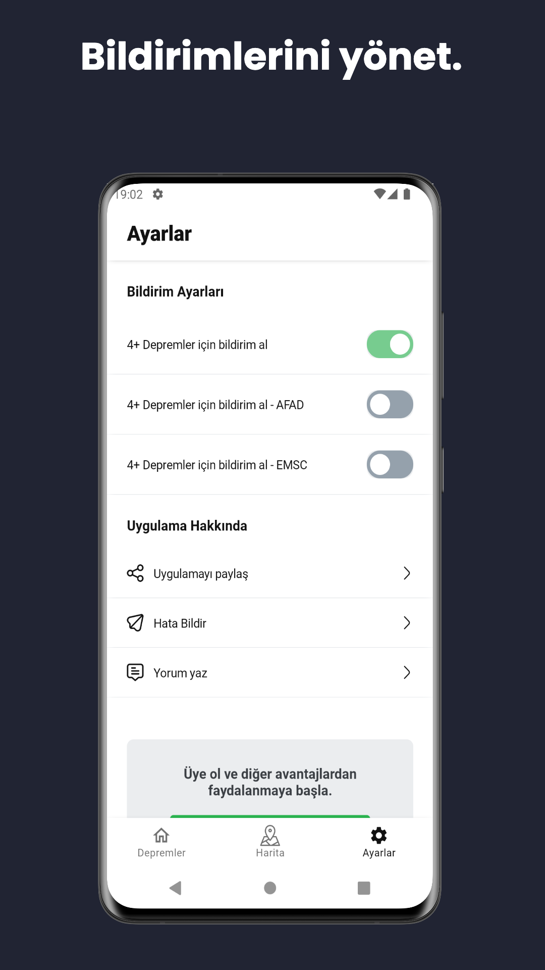 اسکرین شات 4 برنامه Earthquake Turkey