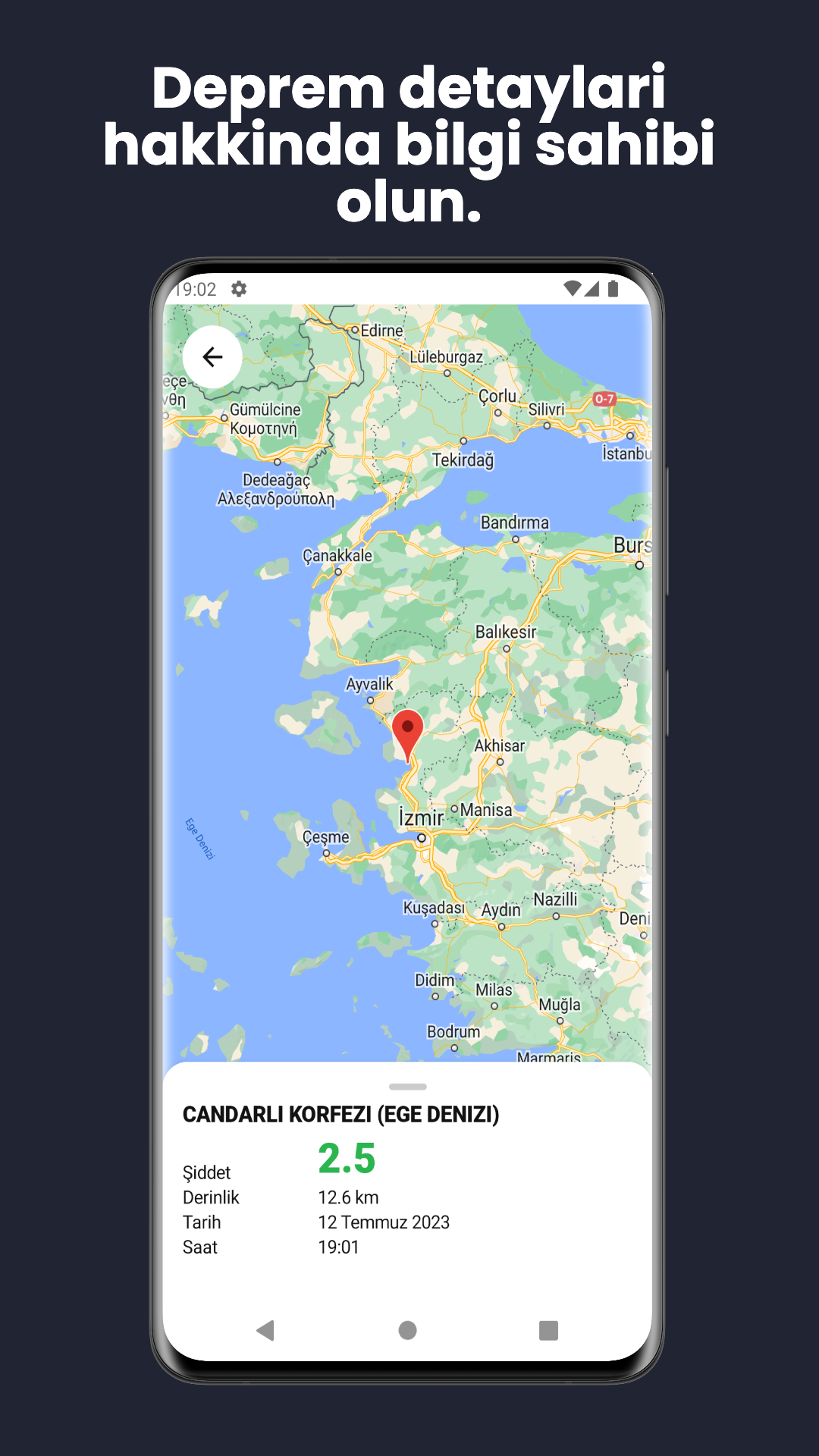 اسکرین شات 2 برنامه Earthquake Turkey