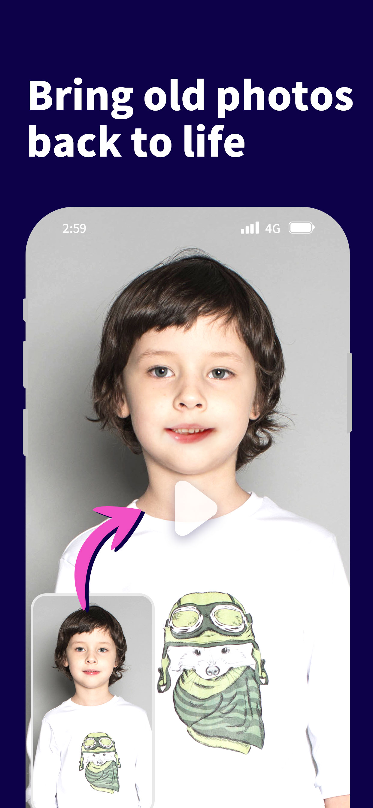 اسکرین شات 3 برنامه Vivid - AI Photo Enhancer