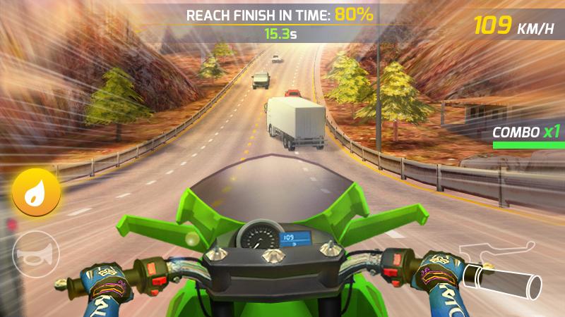 اسکرین شات 1 بازی Moto Highway Rider