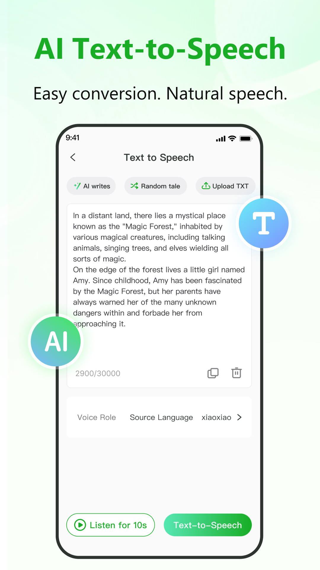 اسکرین شات 2 برنامه RecCloud - AI Speech to Text