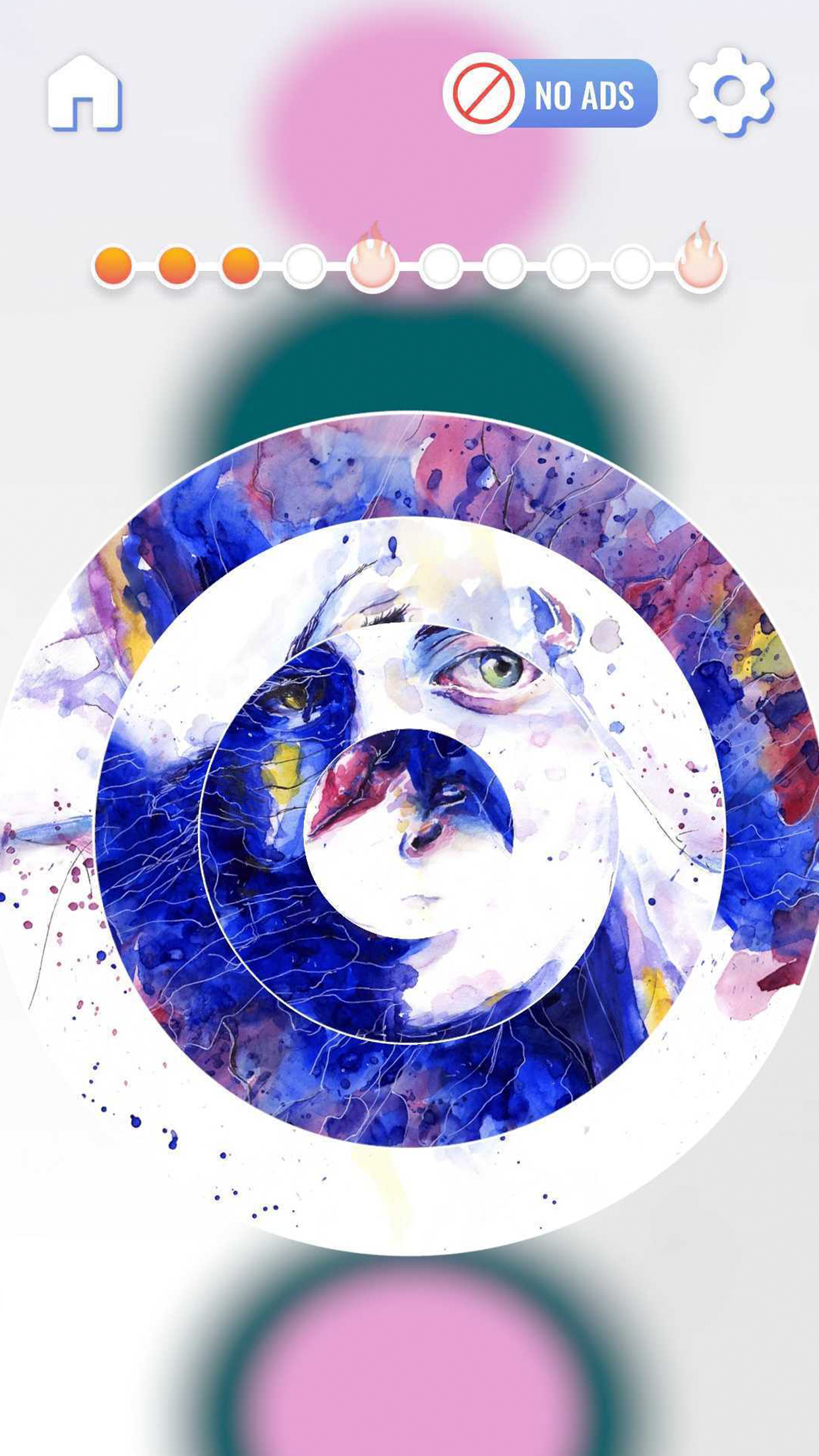 اسکرین شات 5 بازی Circle Relax: Daily Art Puzzle