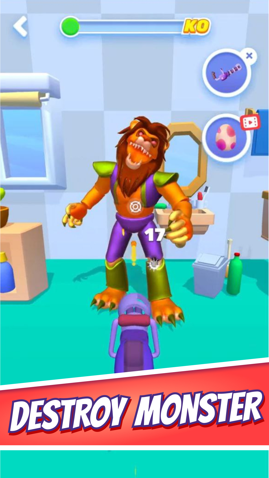 اسکرین شات 5 بازی Kick Monster: Kill Buddy Punch