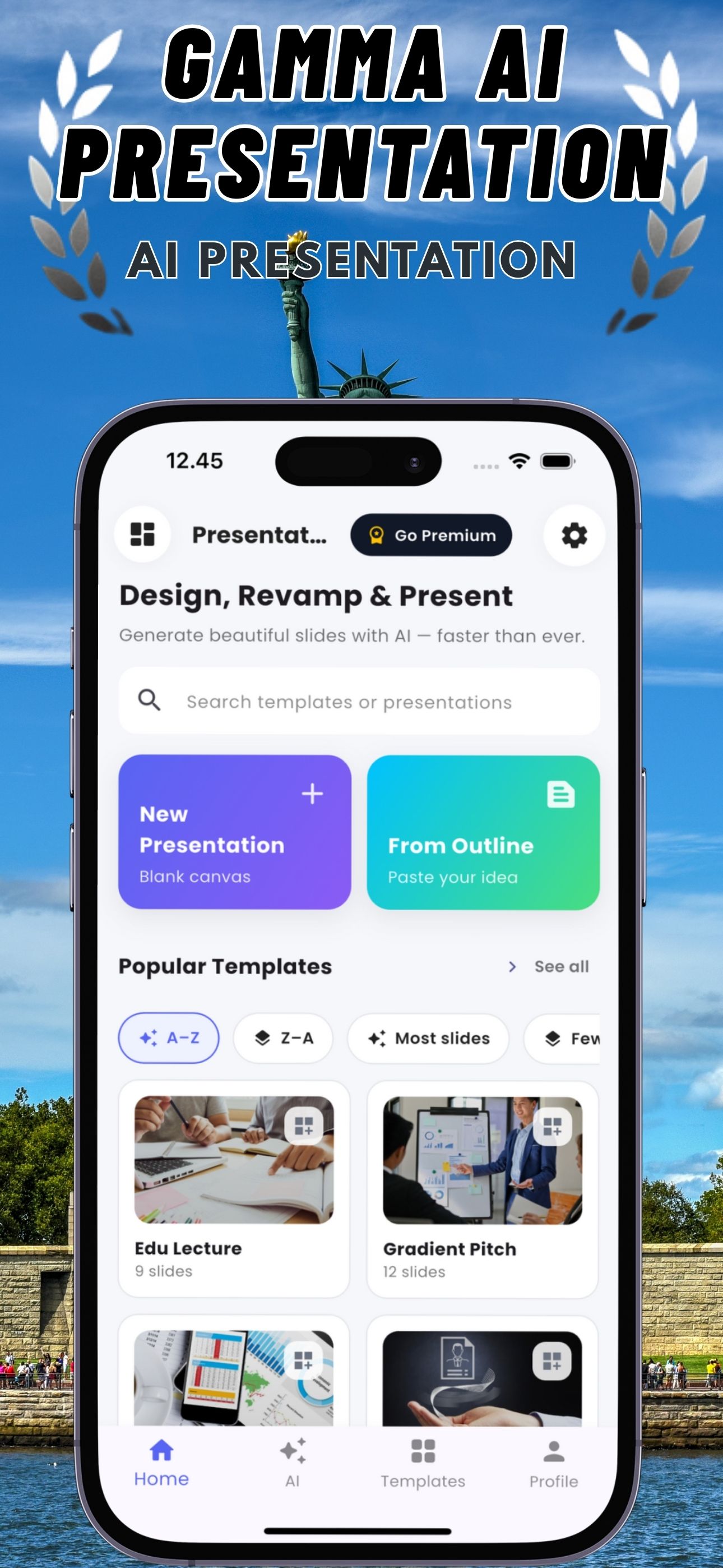 اسکرین شات 2 برنامه Gamma PPT AI : Slide Go PPT AI