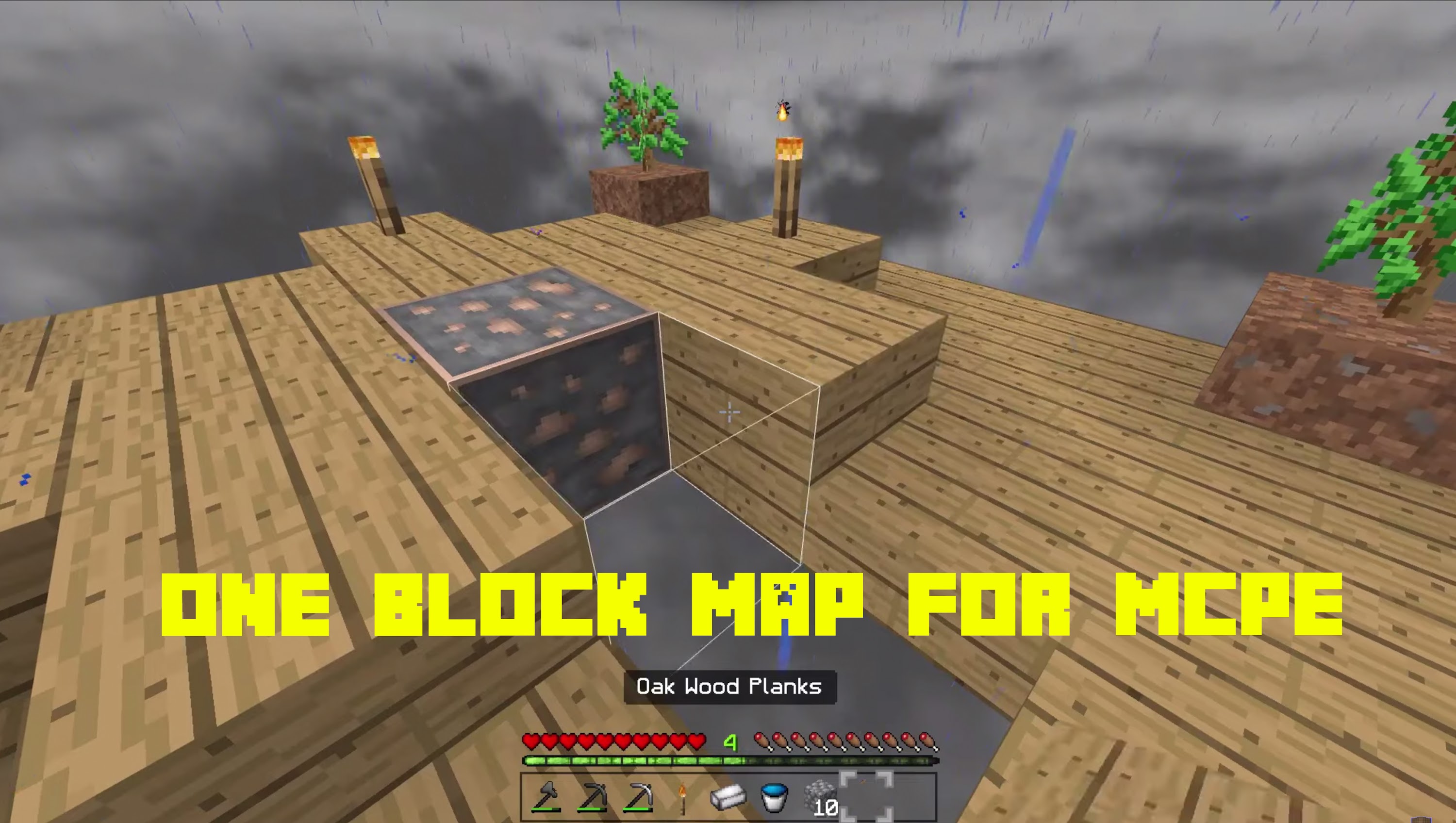 اسکرین شات 2 برنامه one block raft survival mcpe