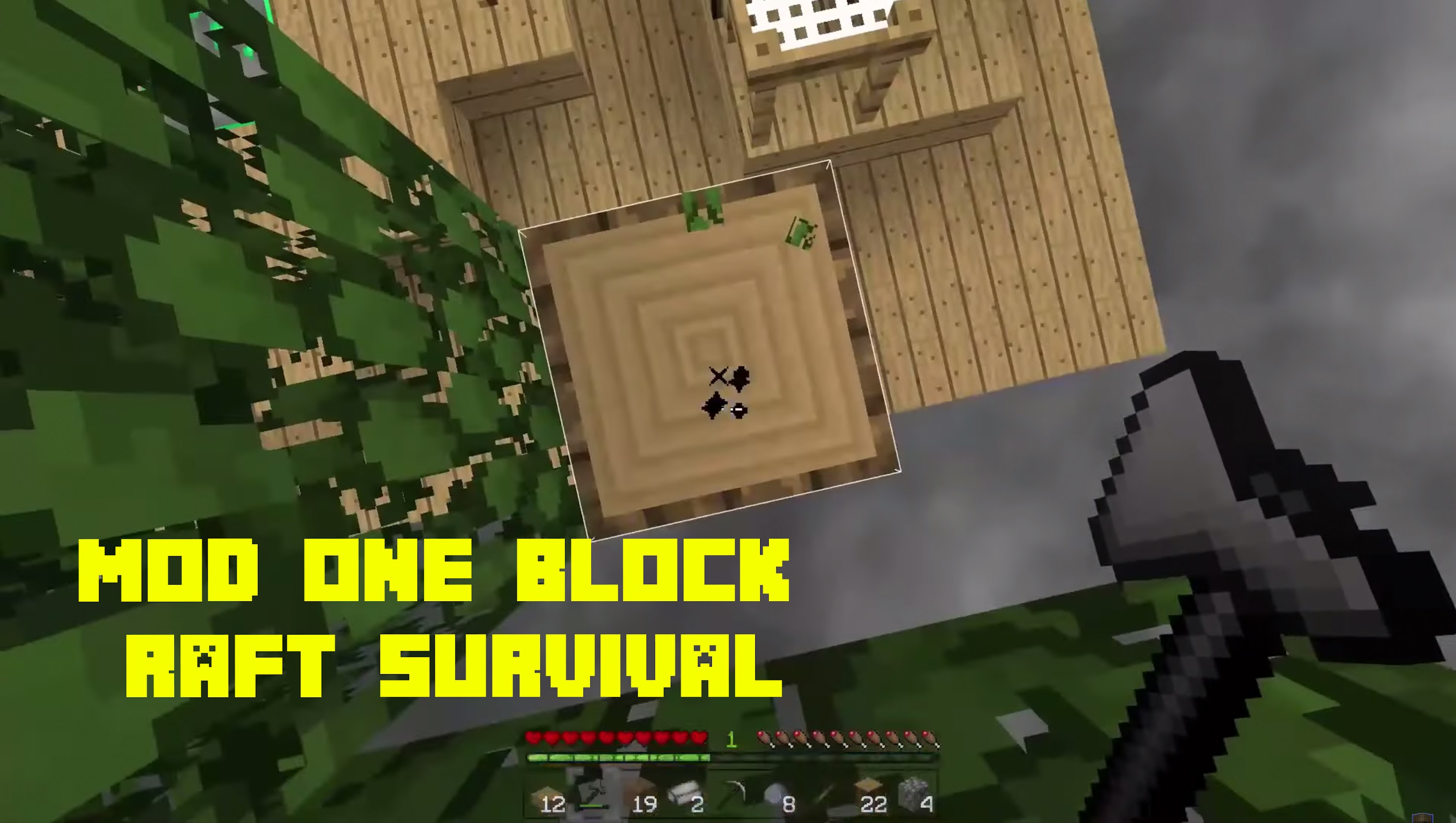 اسکرین شات 4 برنامه one block raft survival mcpe
