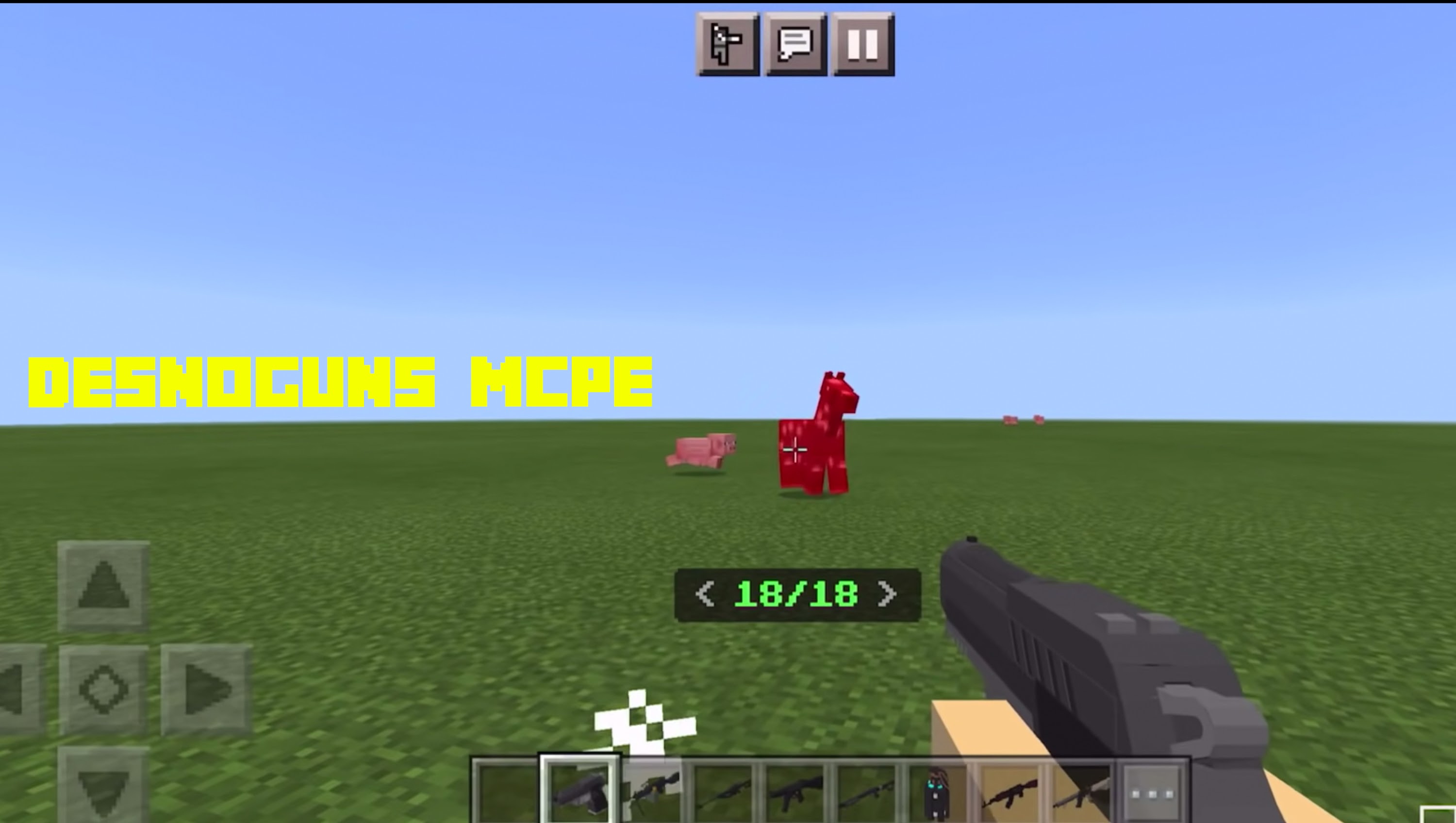 اسکرین شات 4 برنامه Gun Mod for MCPE 3D Actual Gun