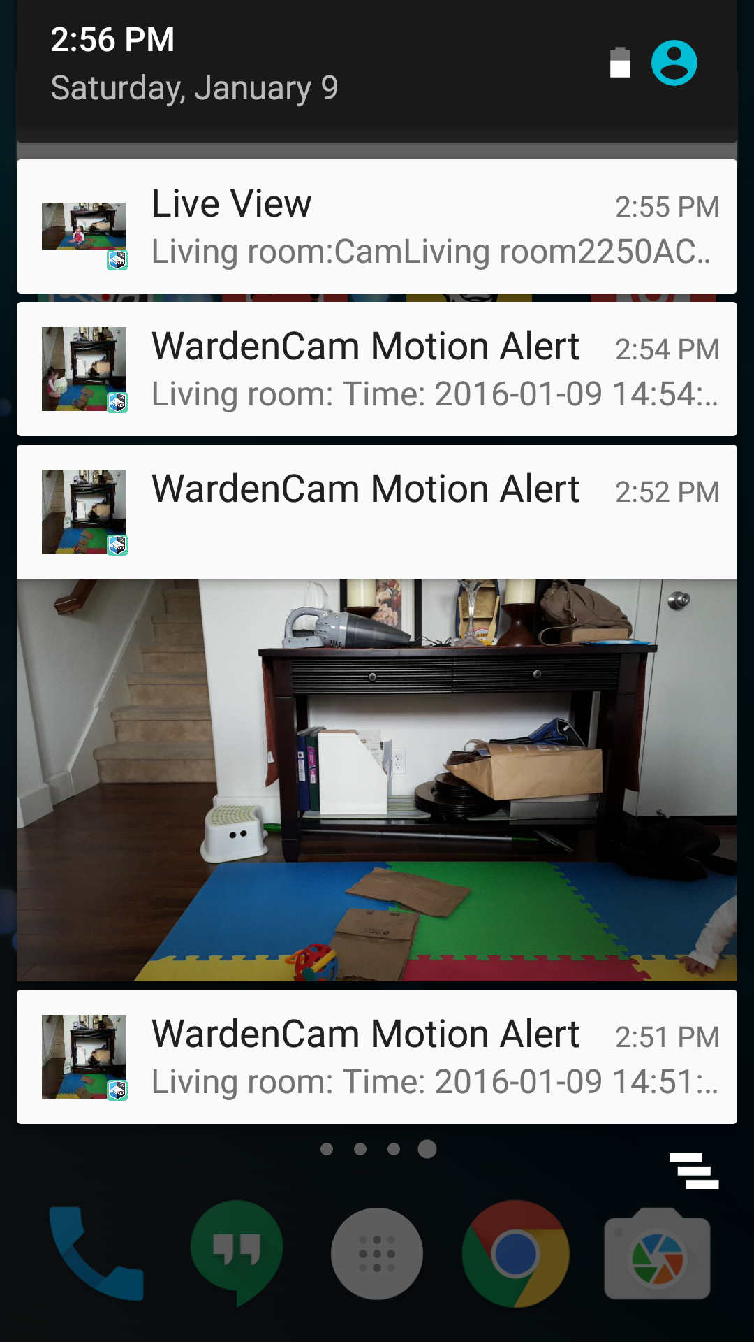 اسکرین شات 7 برنامه Home Security Camera WardenCam