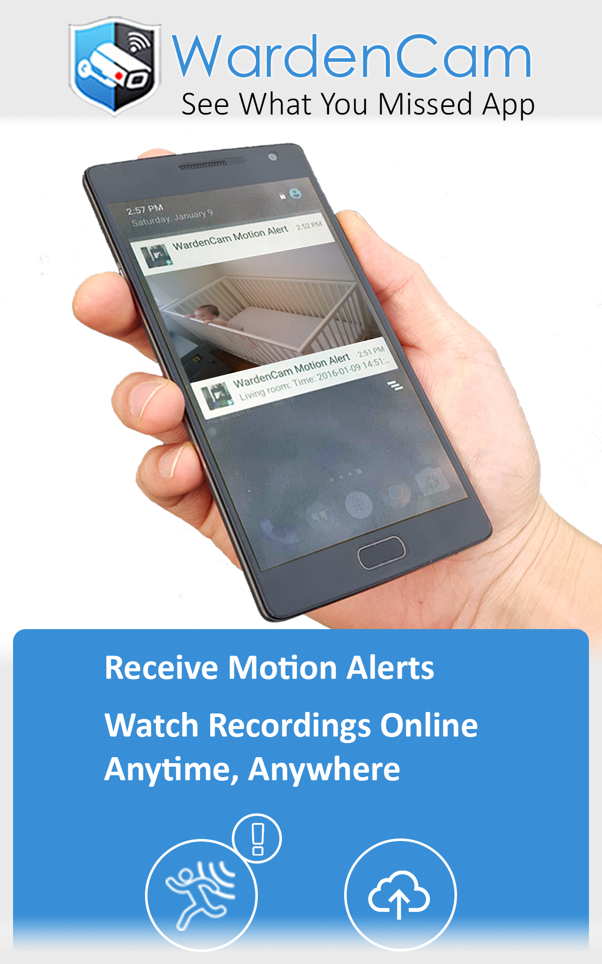 اسکرین شات 4 برنامه Home Security Camera WardenCam