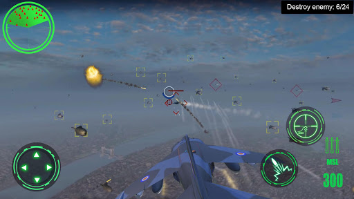 اسکرین شات 6 بازی War Plane 3D -Fun Battle Games