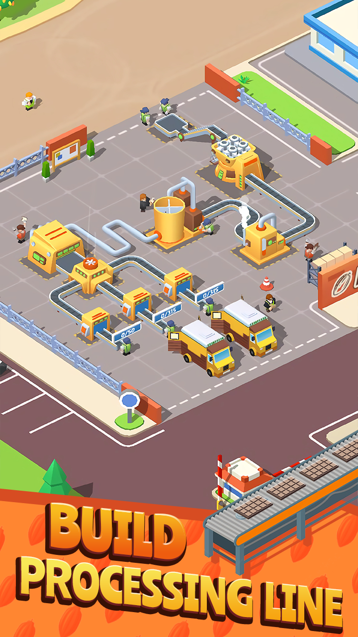 اسکرین شات 4 بازی Chocolate Factory - Idle Game