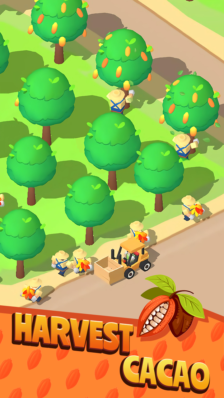 اسکرین شات 1 بازی Chocolate Factory - Idle Game