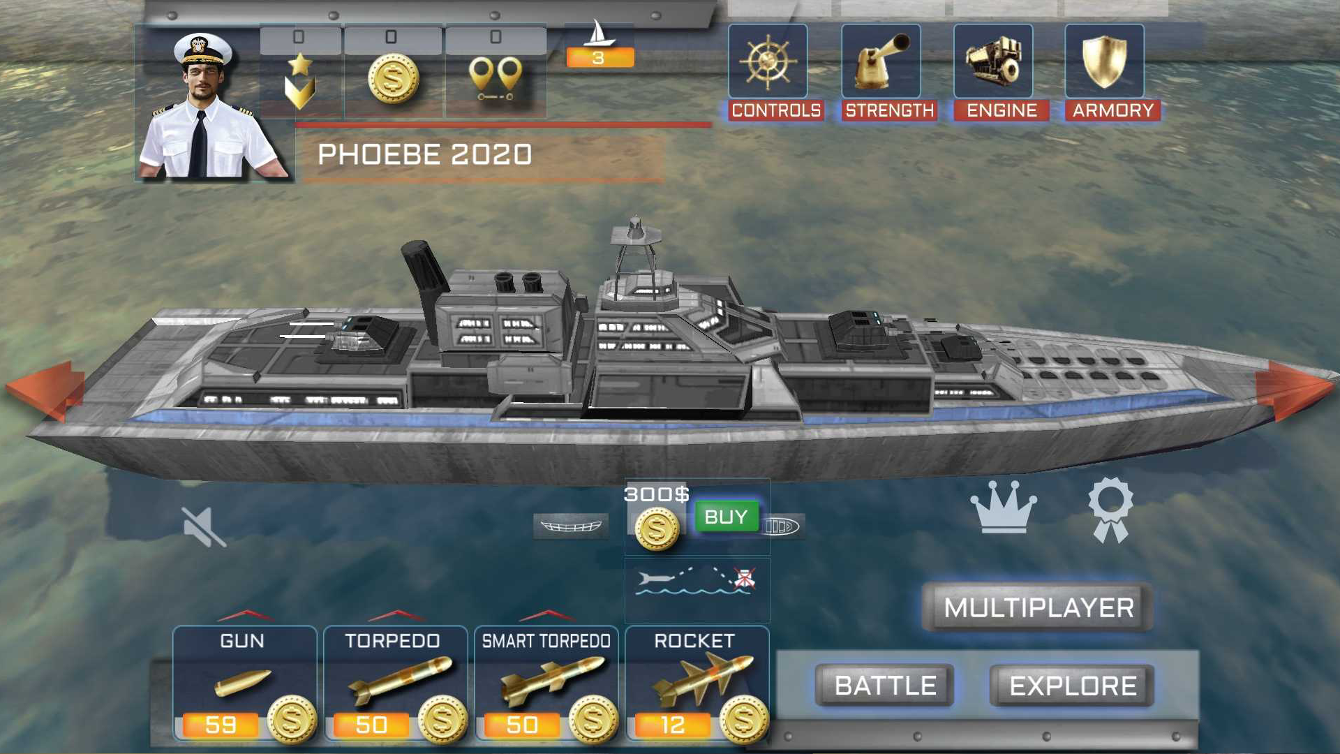 اسکرین شات 7 بازی Warship Simulator - ONLINE