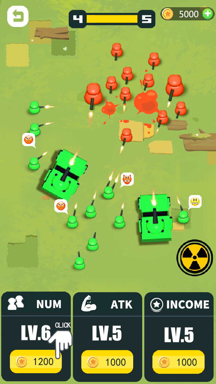 اسکرین شات 4 بازی Minion Battle-My Mini War