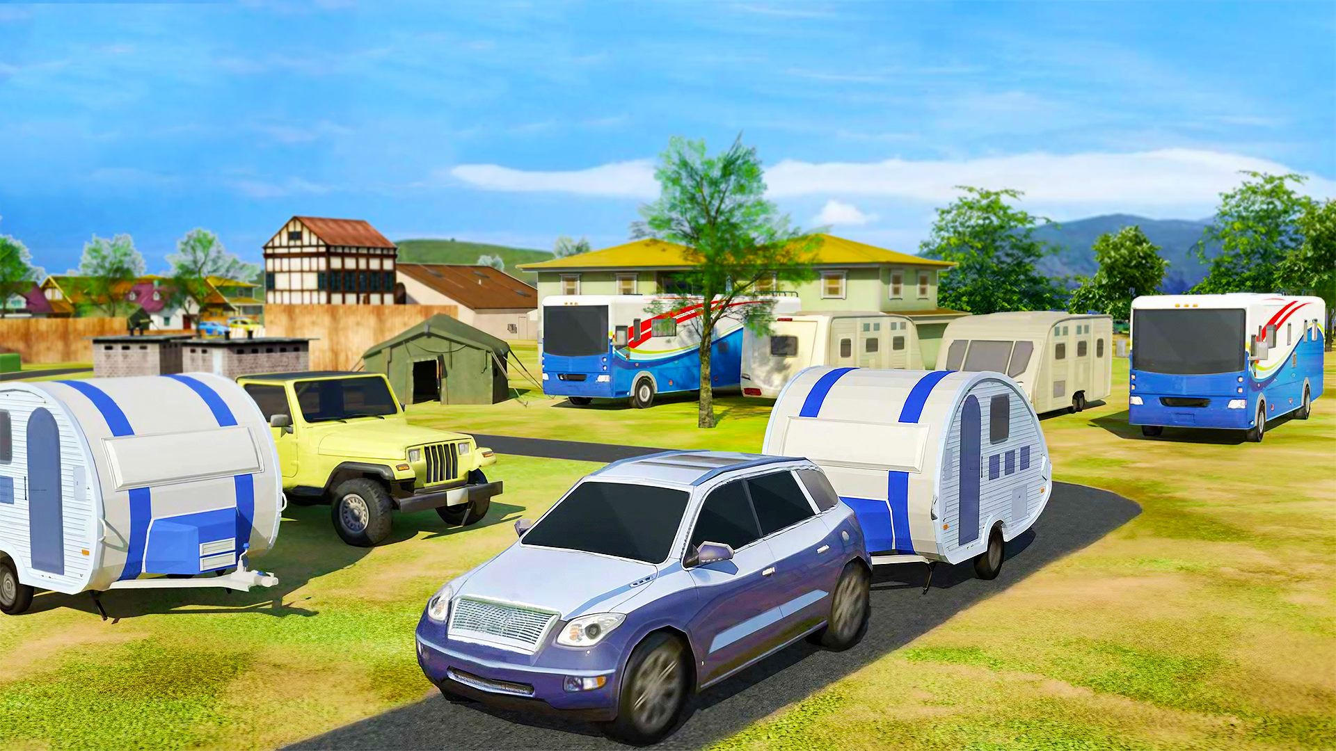 اسکرین شات 2 بازی Camper Van Truck Driving Games