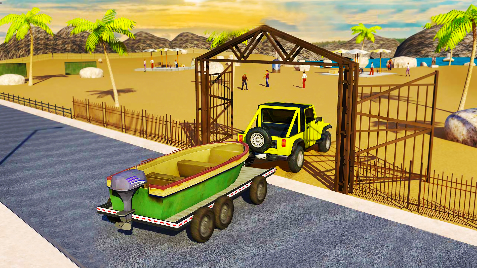 اسکرین شات 5 بازی Camper Van Truck Driving Games