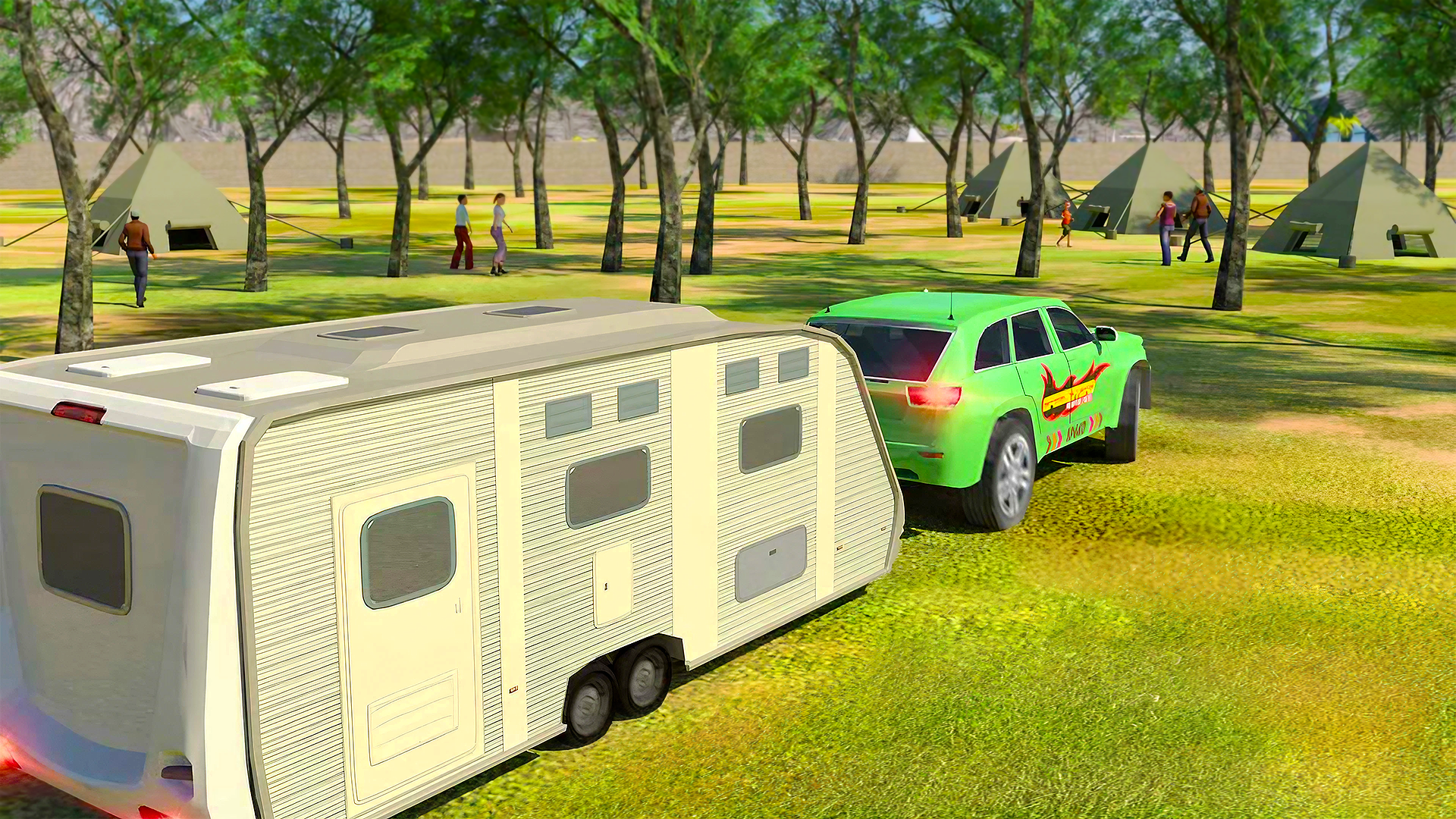 اسکرین شات 1 بازی Camper Van Truck Driving Games