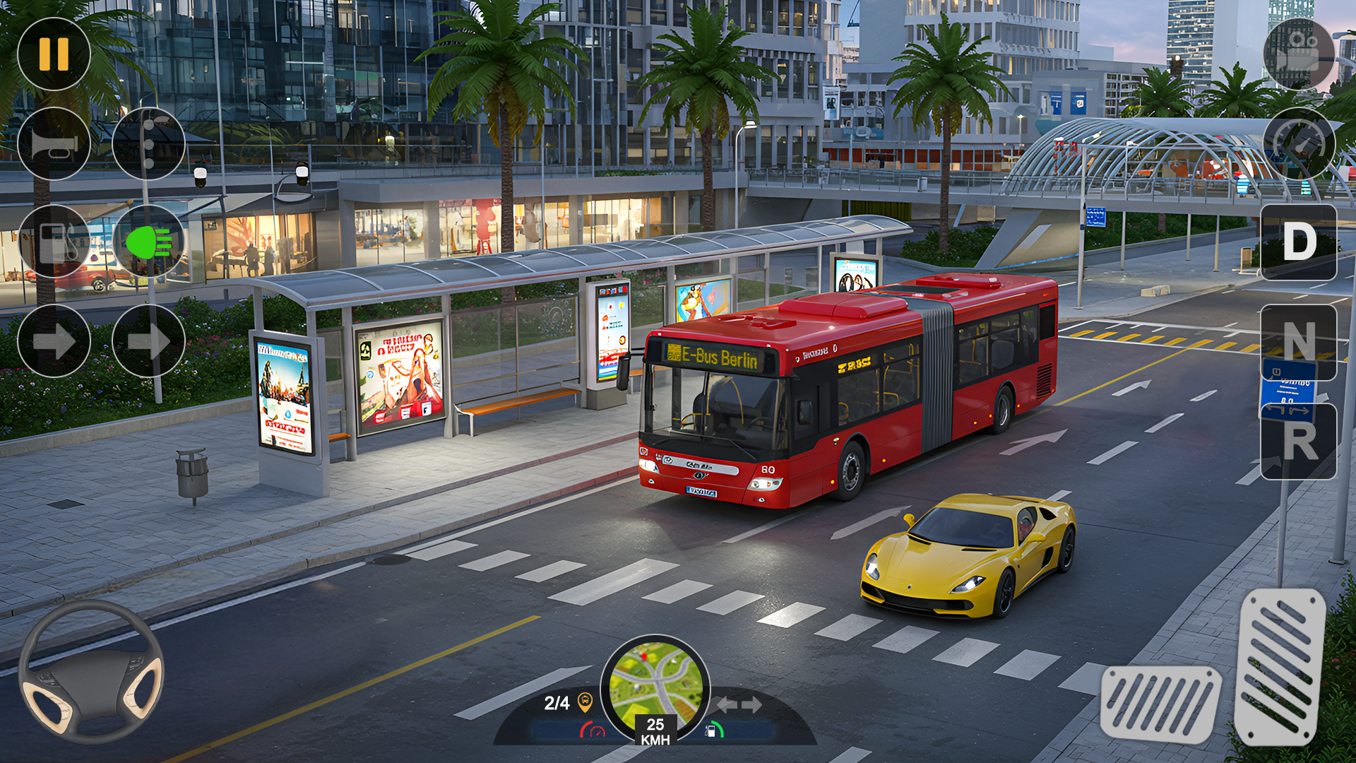 اسکرین شات 2 بازی Coach Bus Train Driving Games