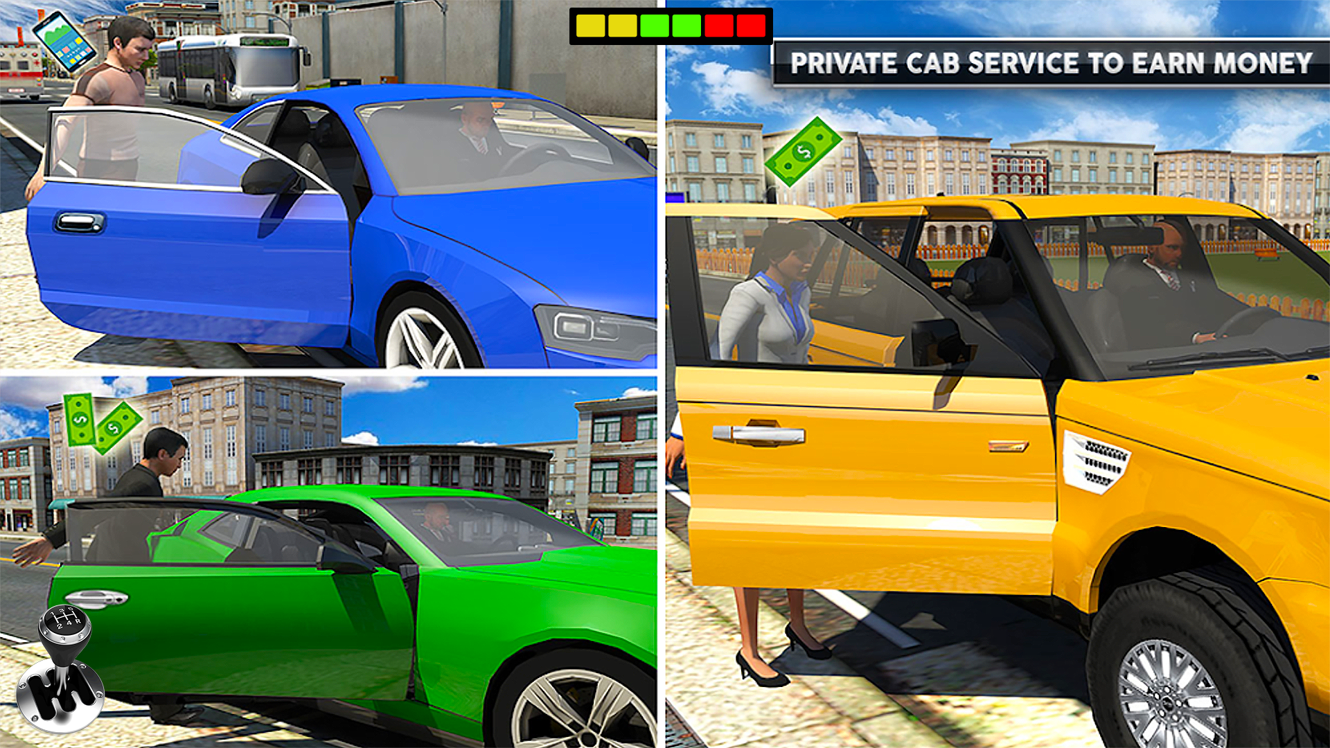 اسکرین شات 6 بازی US Taxi Car Driving Games