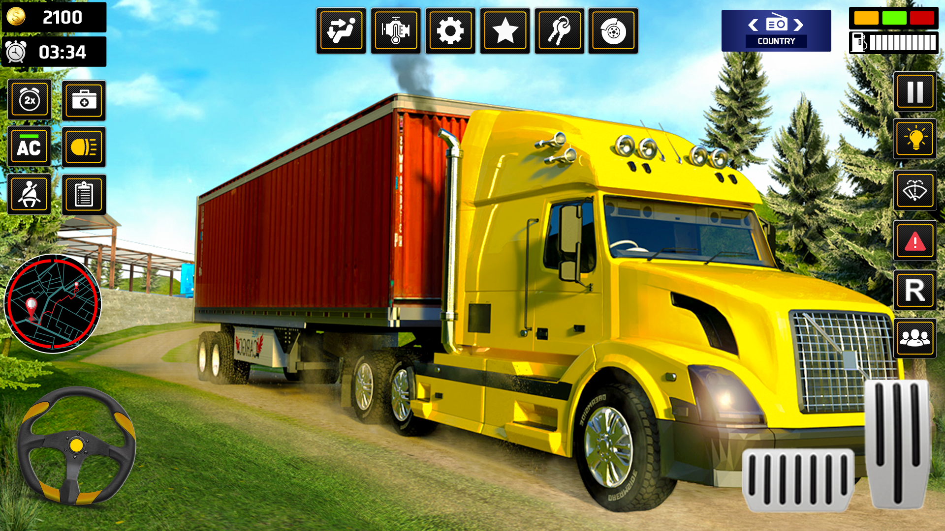 اسکرین شات 3 بازی Truck Driving Transport Sim 3D
