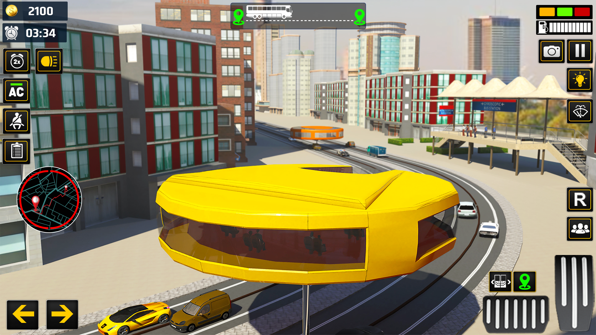 اسکرین شات 5 بازی Modern Bus Driving Bus Games