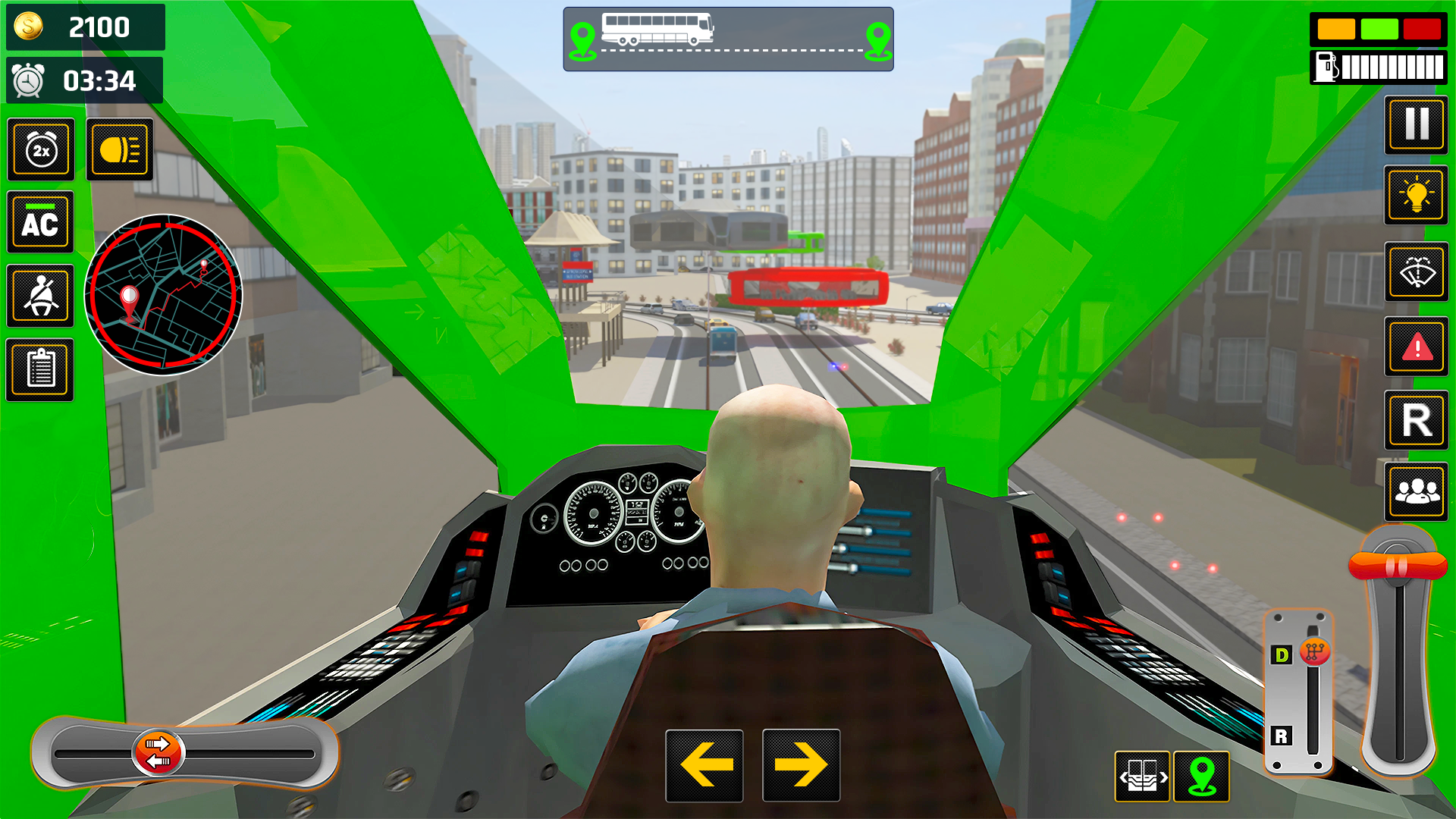 اسکرین شات 2 بازی Modern Bus Driving Bus Games