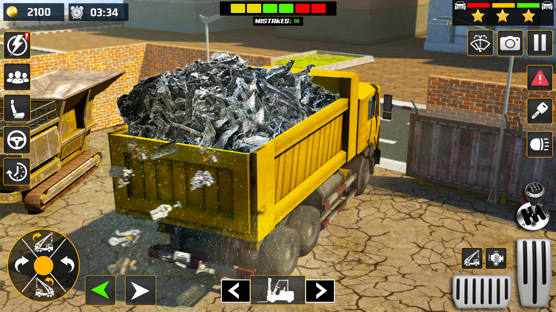اسکرین شات 6 بازی Car Crusher Excavator Games 3d