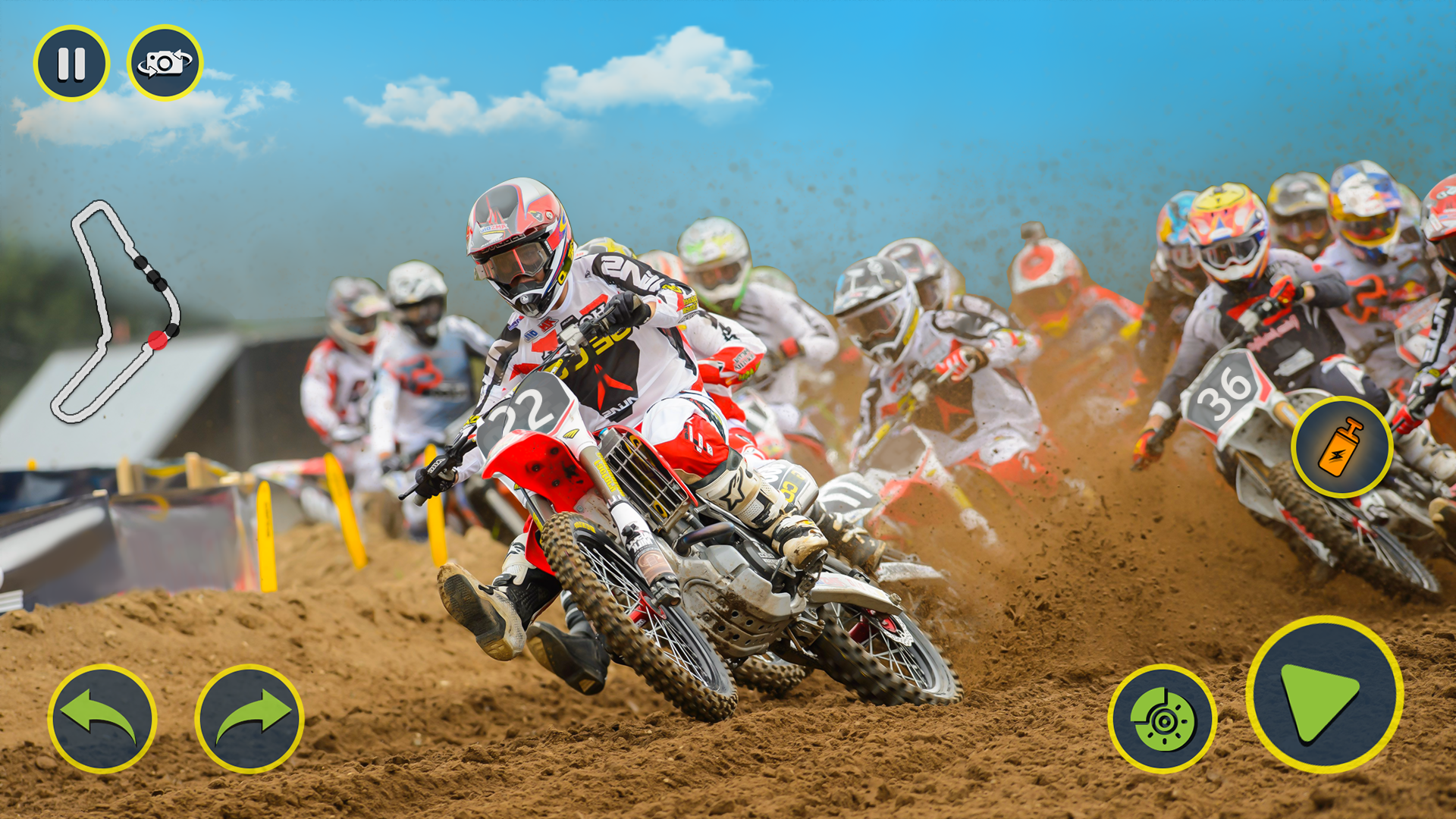 اسکرین شات 5 بازی Motocross Race Dirt Bike Games