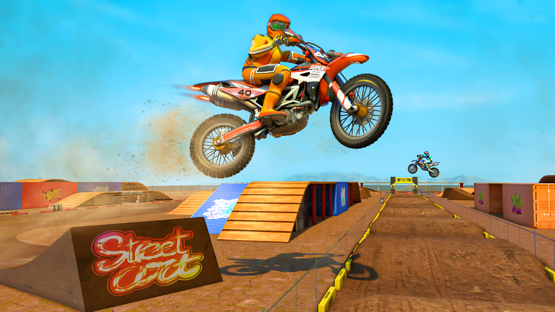 اسکرین شات 4 بازی Motocross Race Dirt Bike Games