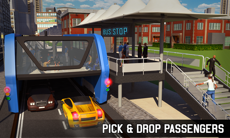 اسکرین شات 5 بازی Elevated Bus Sim: Bus Games
