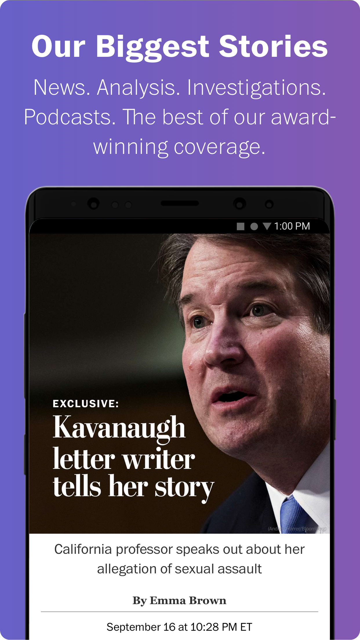 اسکرین شات 3 برنامه Washington Post Select
