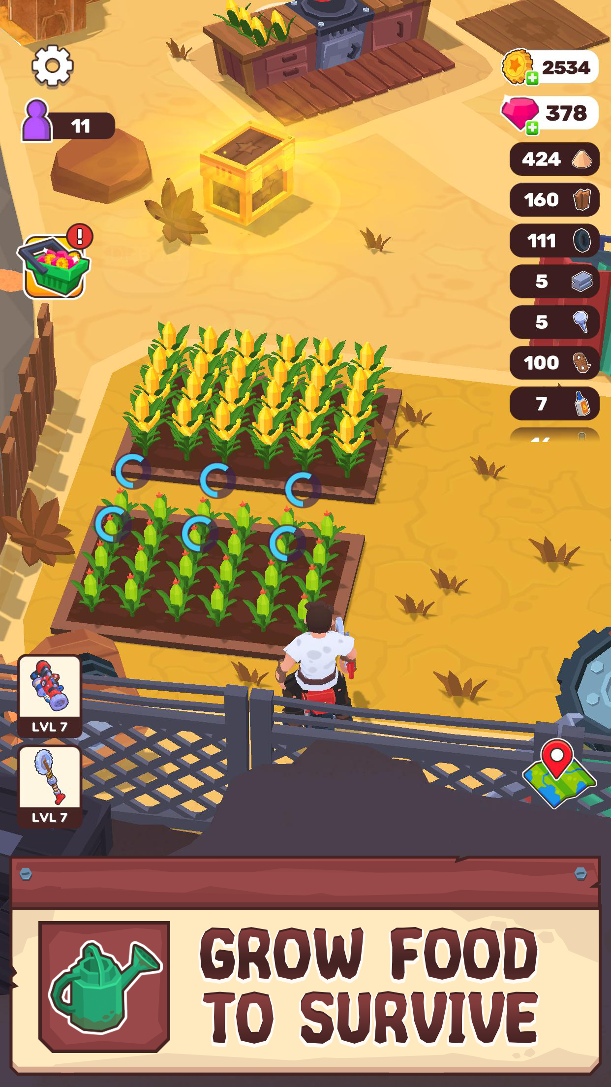 اسکرین شات 3 بازی Wasteland Life: Survival Idle