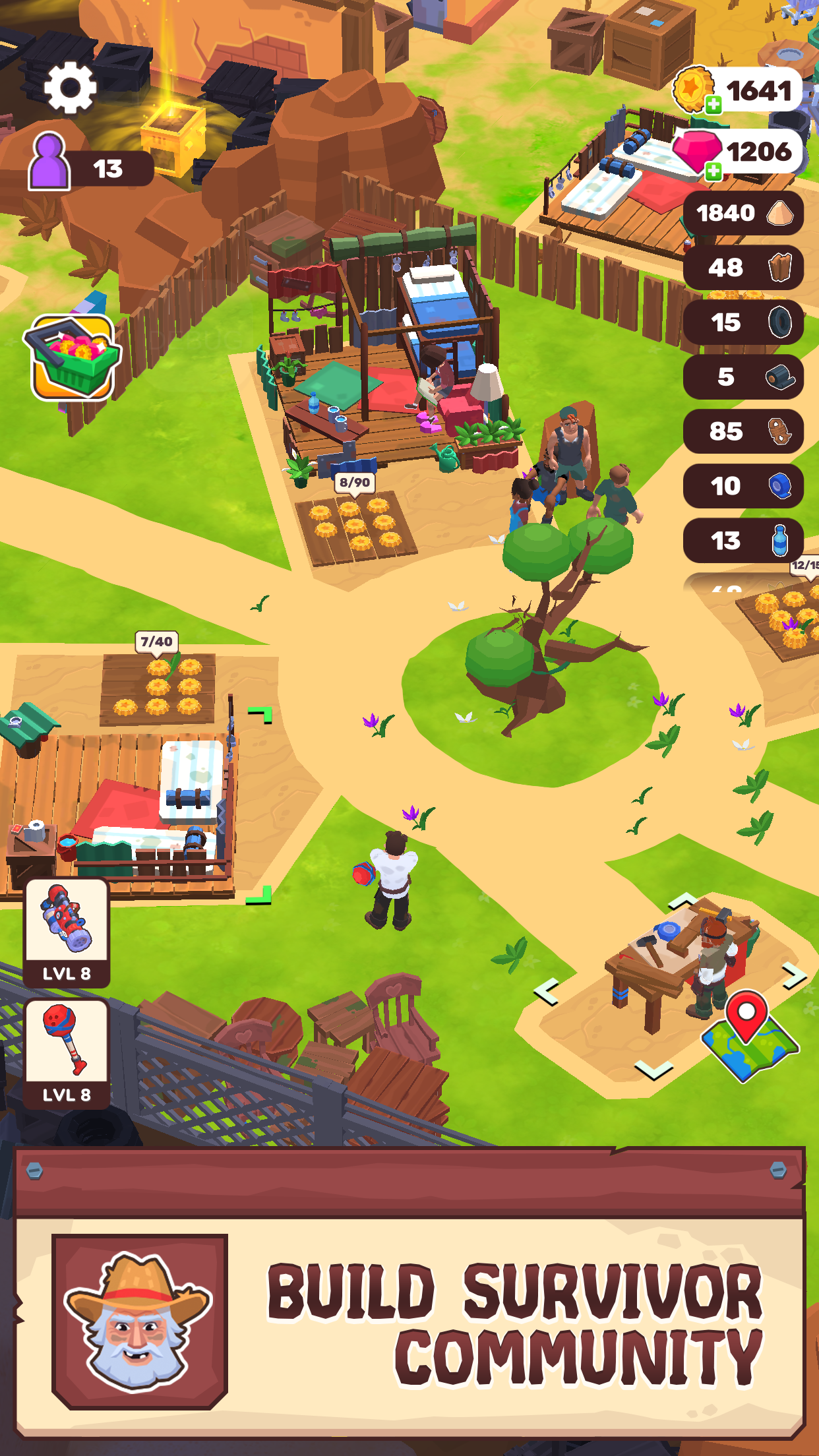 اسکرین شات 6 بازی Wasteland Life: Survival Idle