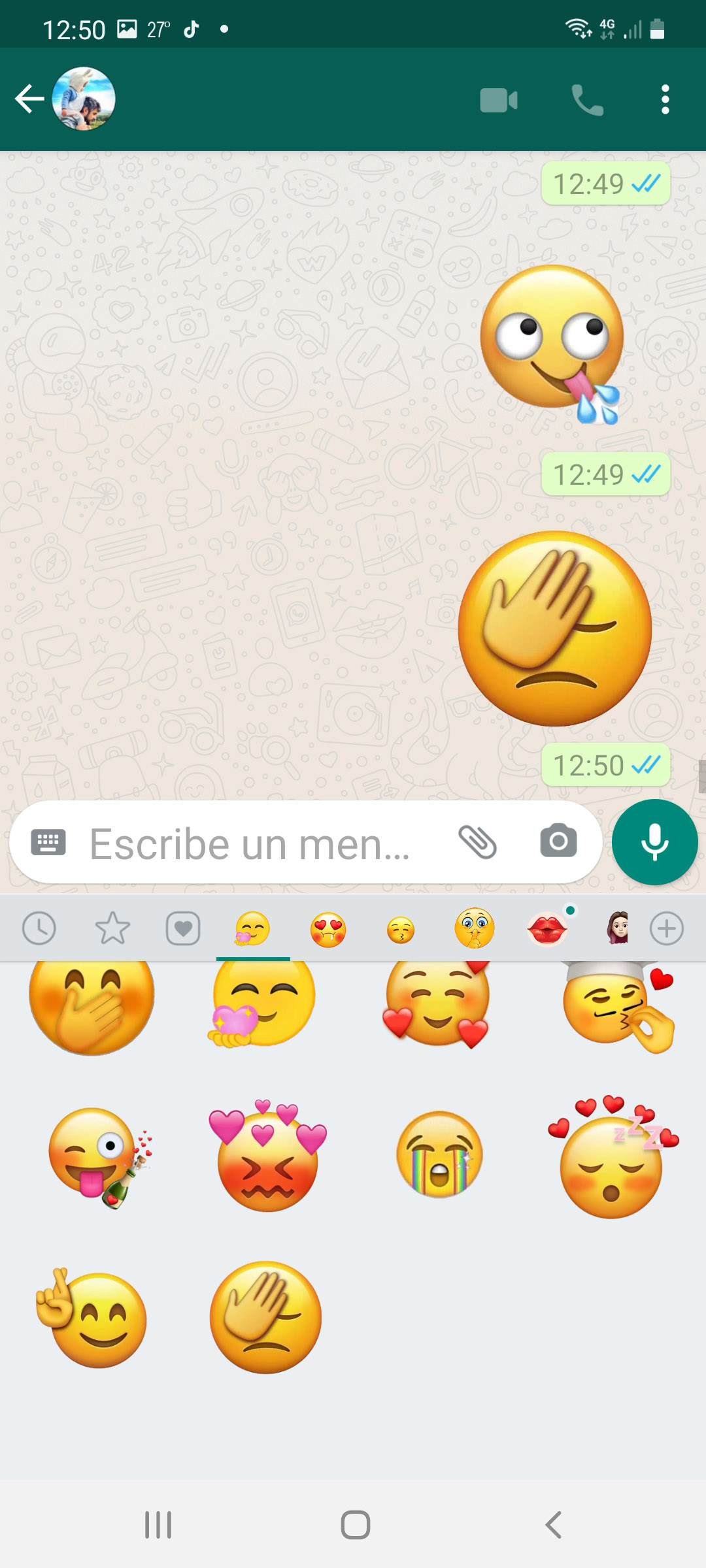 اسکرین شات 5 برنامه Wasticker love for Whatsapp