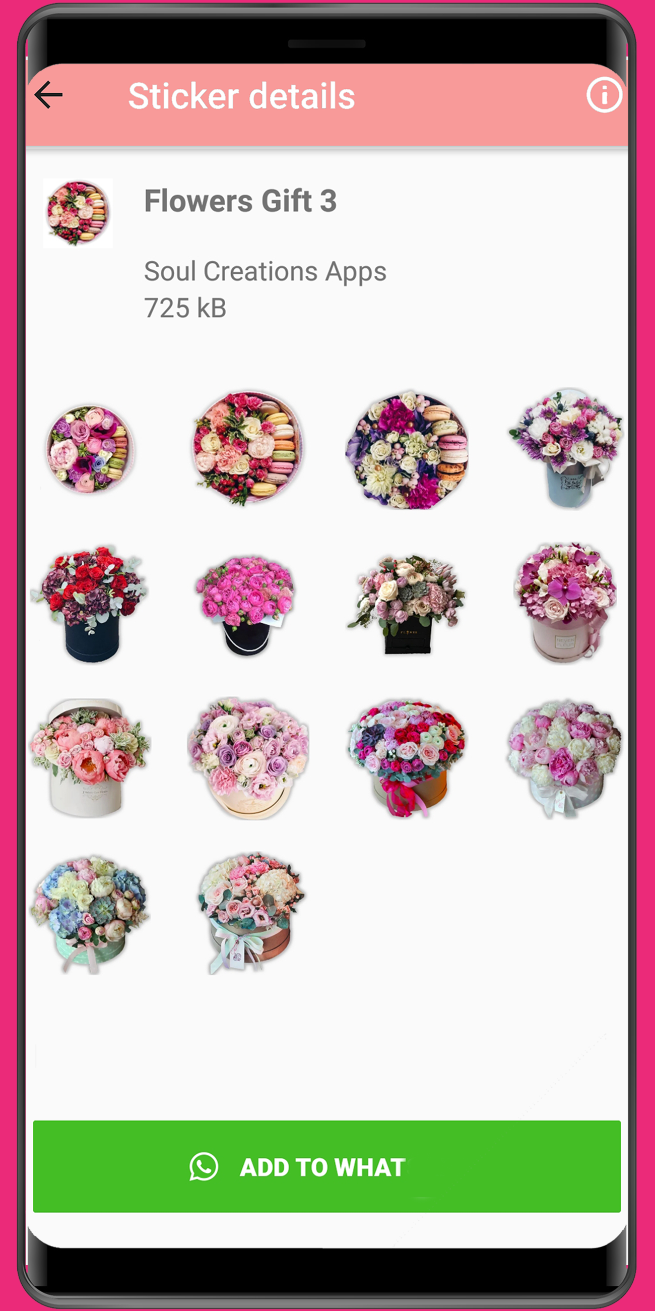 اسکرین شات 7 برنامه WASticker - Love roses