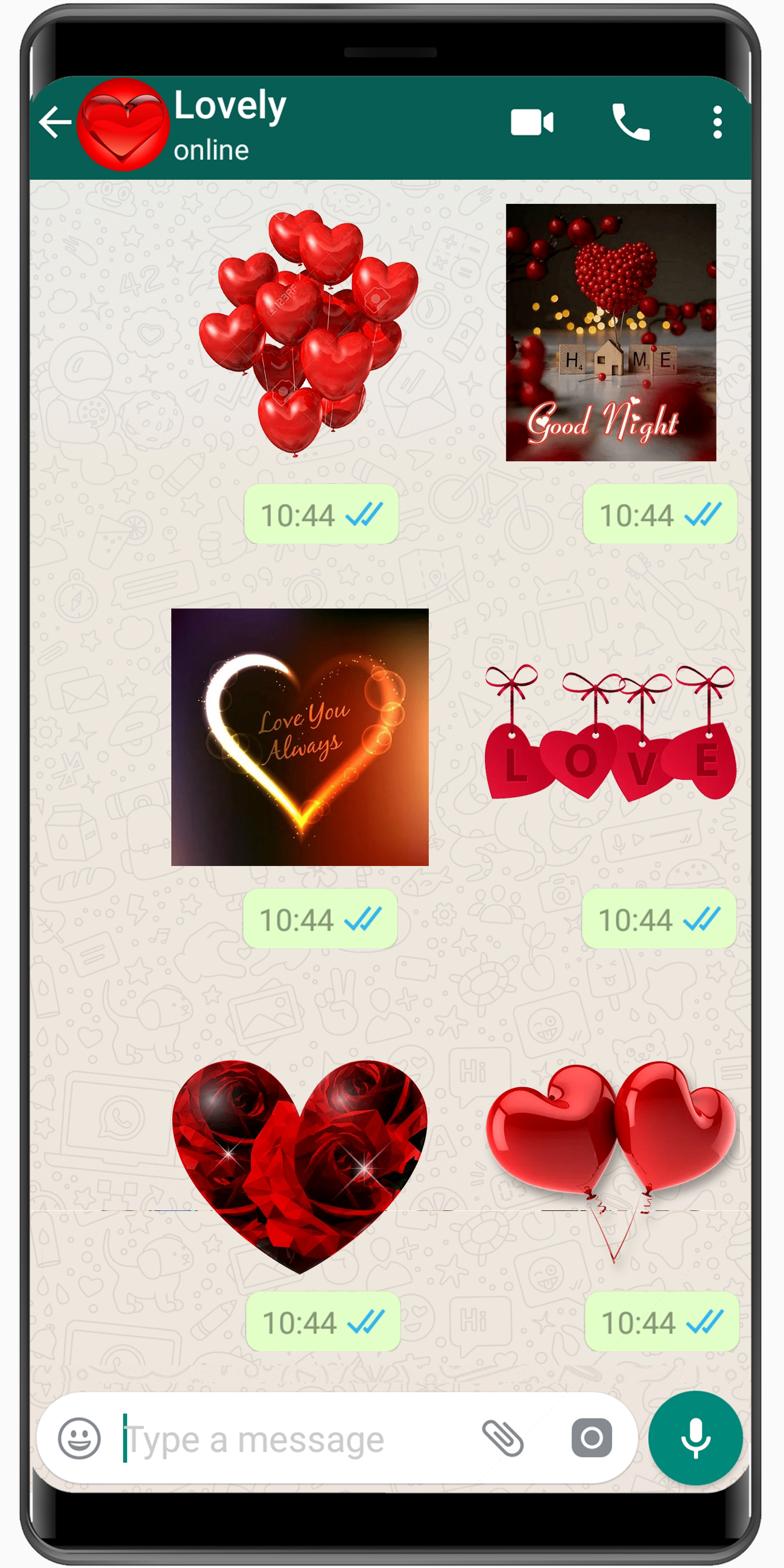 اسکرین شات 1 برنامه Cute Love Stickers 2020 ❤️ WAStickerApps Love