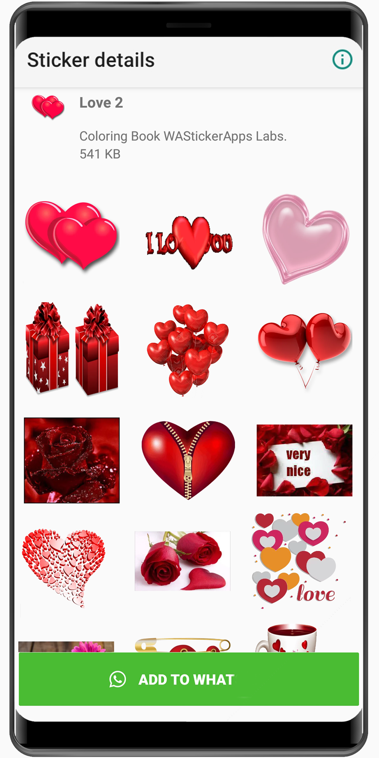 اسکرین شات 4 برنامه Cute Love Stickers 2020 ❤️ WAStickerApps Love