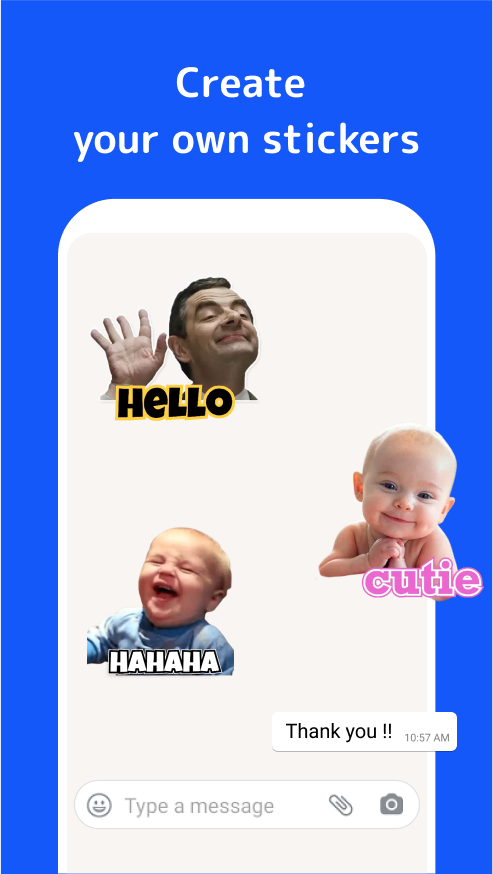 اسکرین شات 1 برنامه Stickify: Stickers in WhatsApp