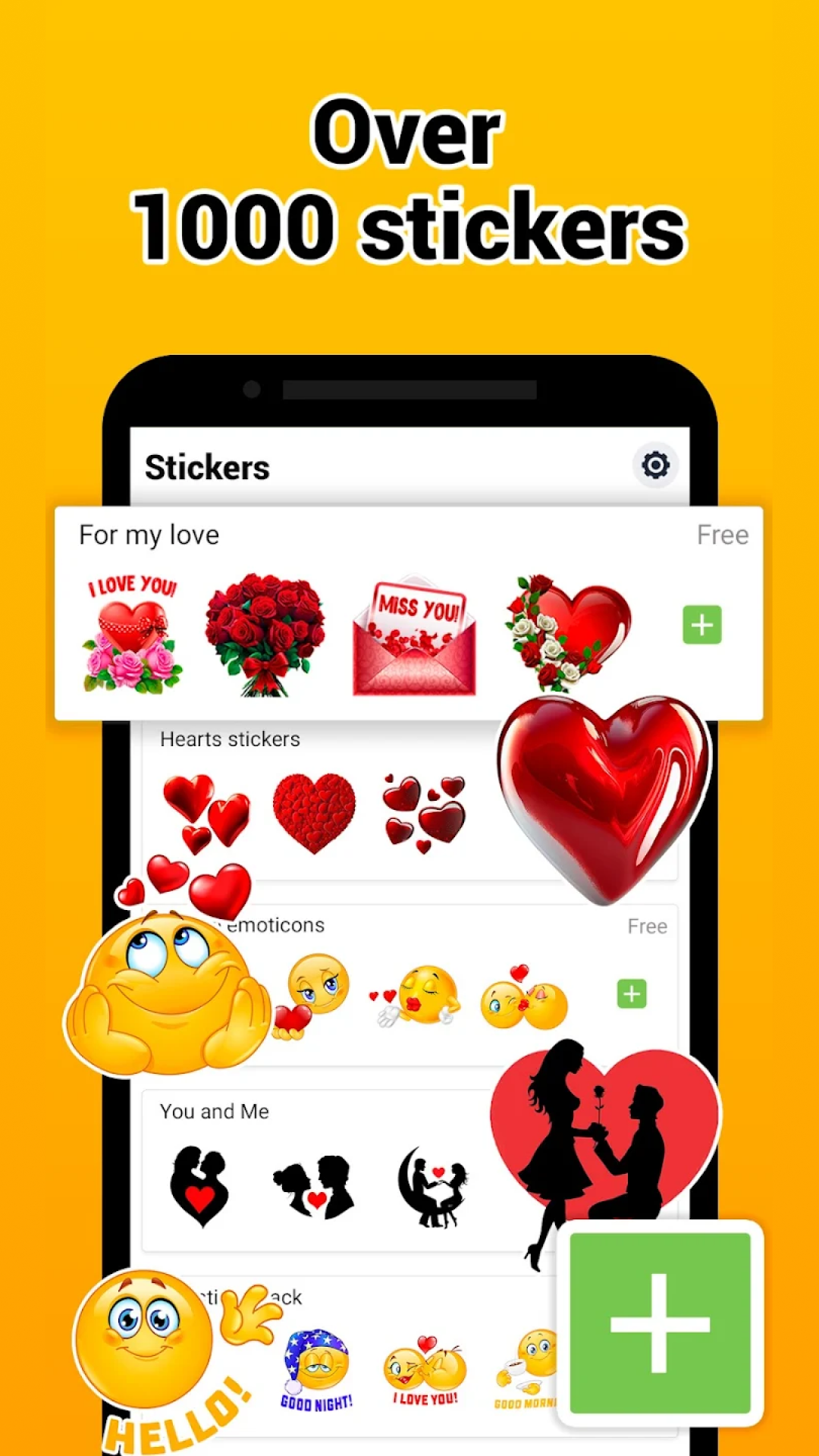اسکرین شات 2 برنامه Stickers and emoji - WASticker