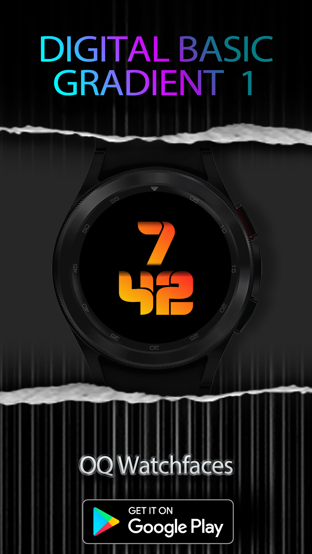 اسکرین شات 4 برنامه Digital Gradient WF Wear OS 4+