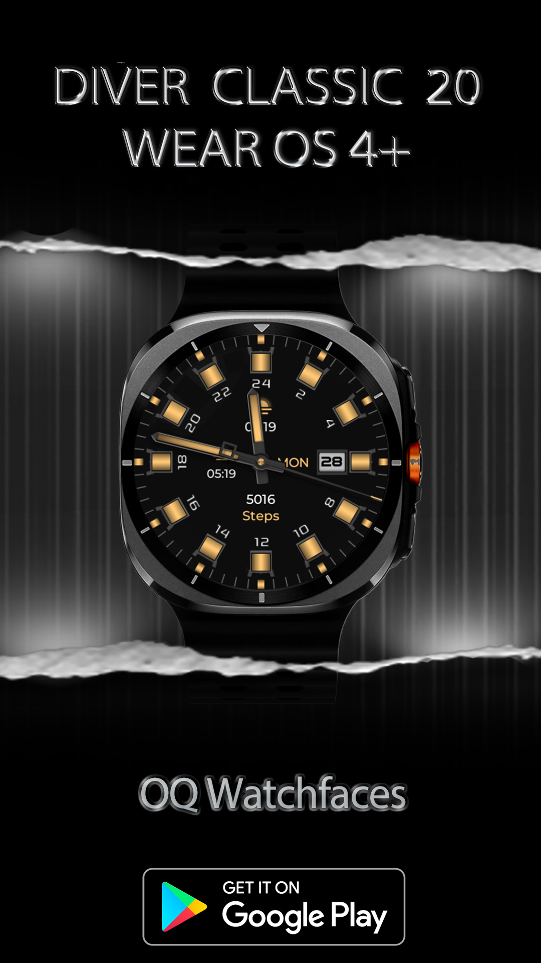 اسکرین شات 7 برنامه Diver Classic 20 Wear OS 4+