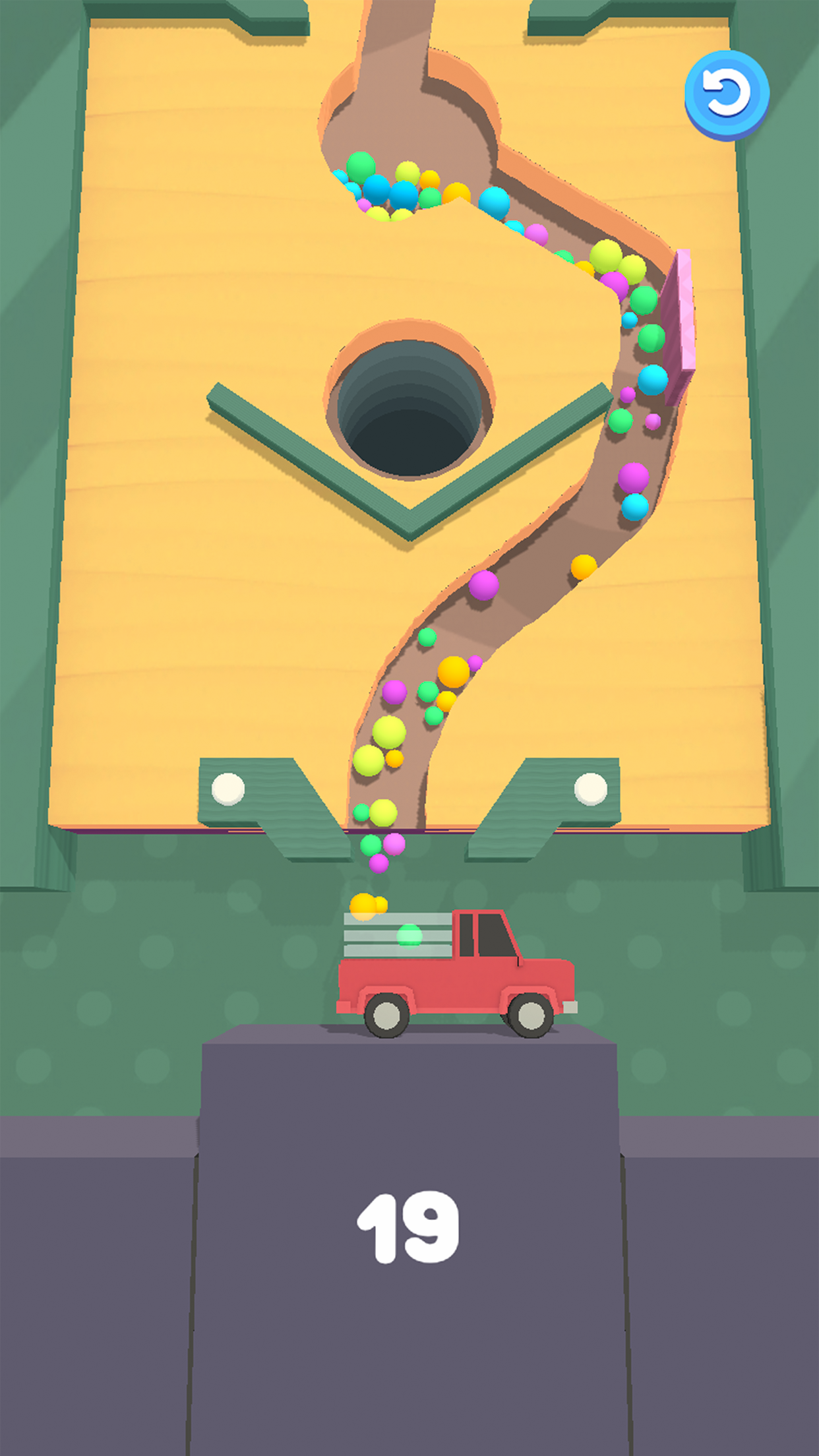 اسکرین شات 1 بازی Sand Balls - Puzzle Game