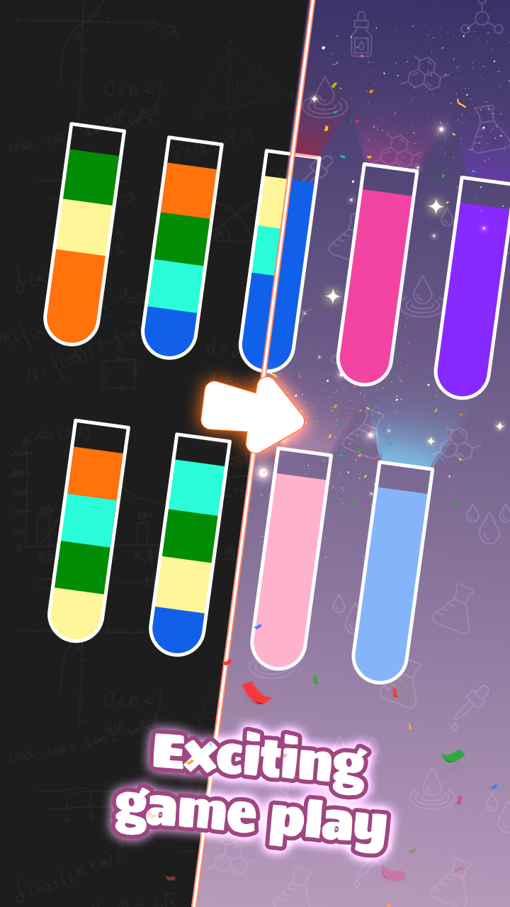 اسکرین شات 6 بازی Water Sort-Color Match Puzzle