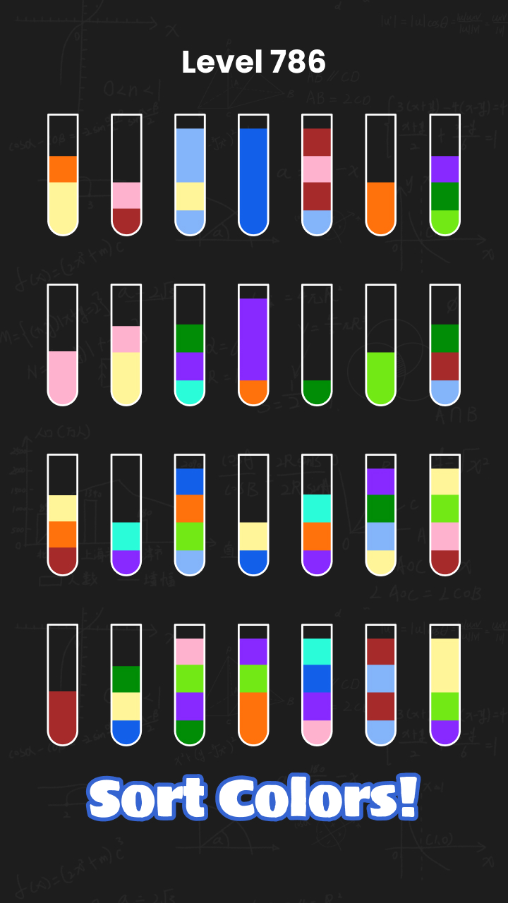 اسکرین شات 5 بازی Water Sort-Color Match Puzzle