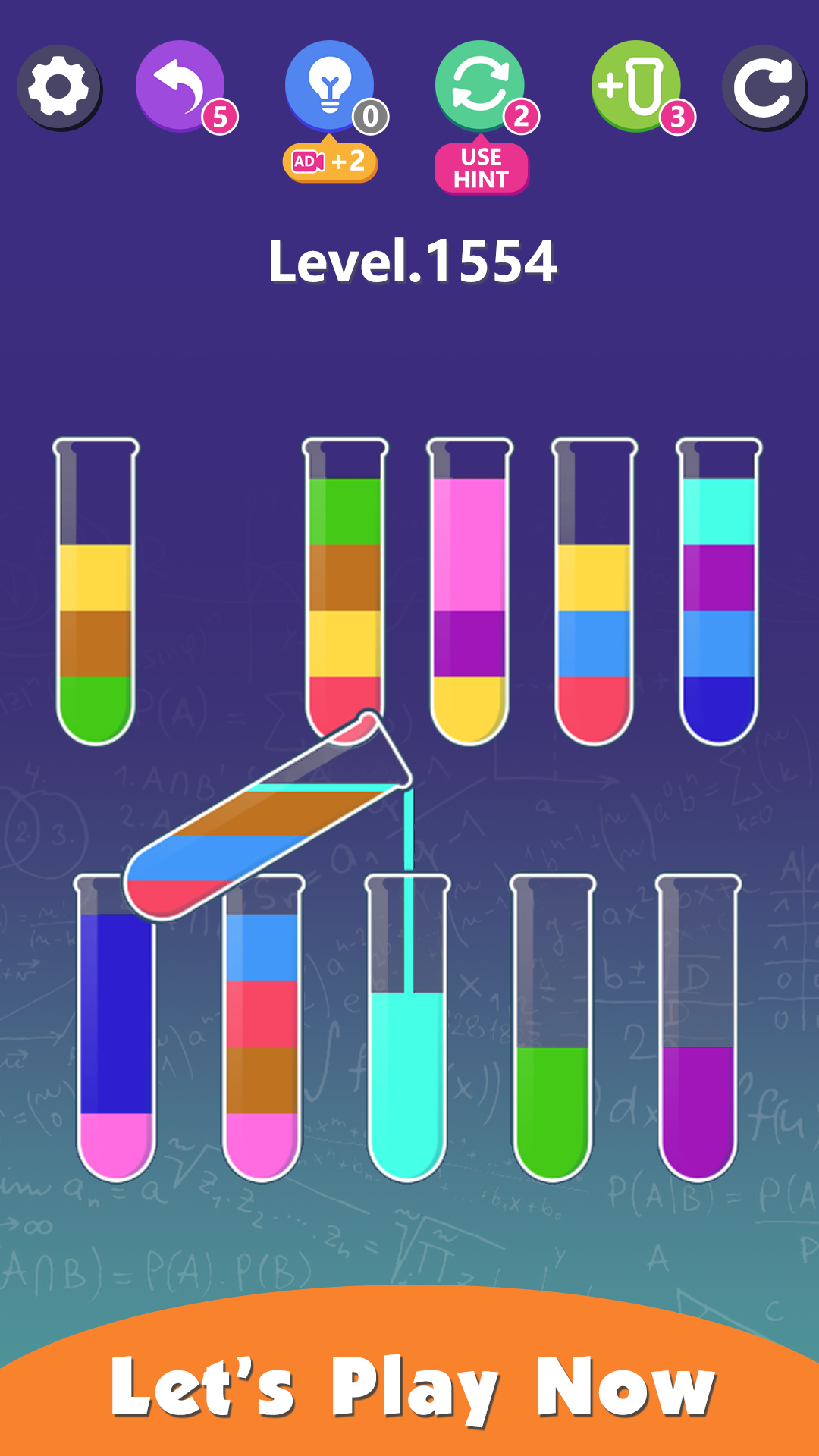 اسکرین شات 1 بازی Water Sort Puzzle: Color Sort