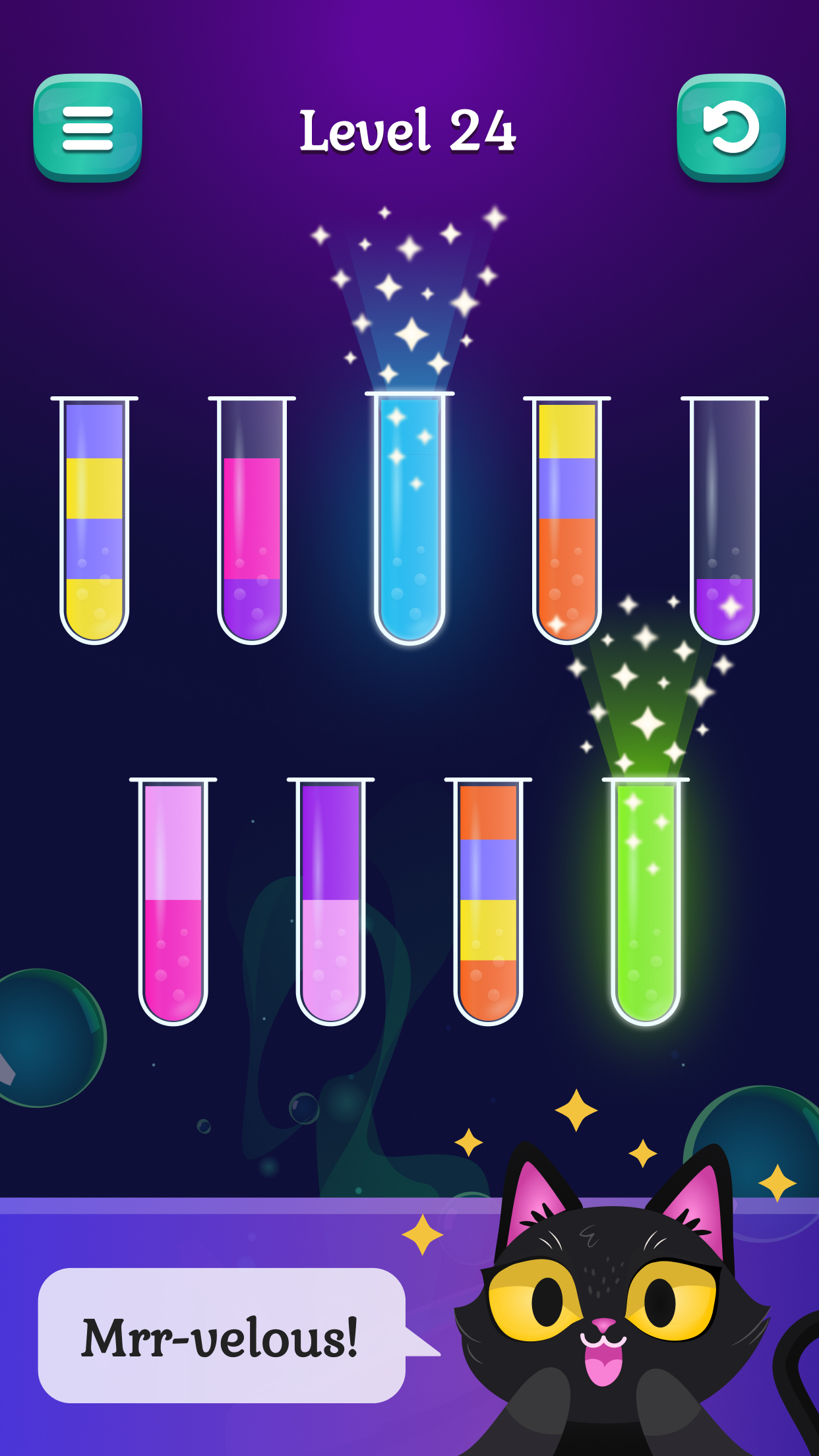 اسکرین شات 2 بازی Water Sort Puzzle: Liquid Sort