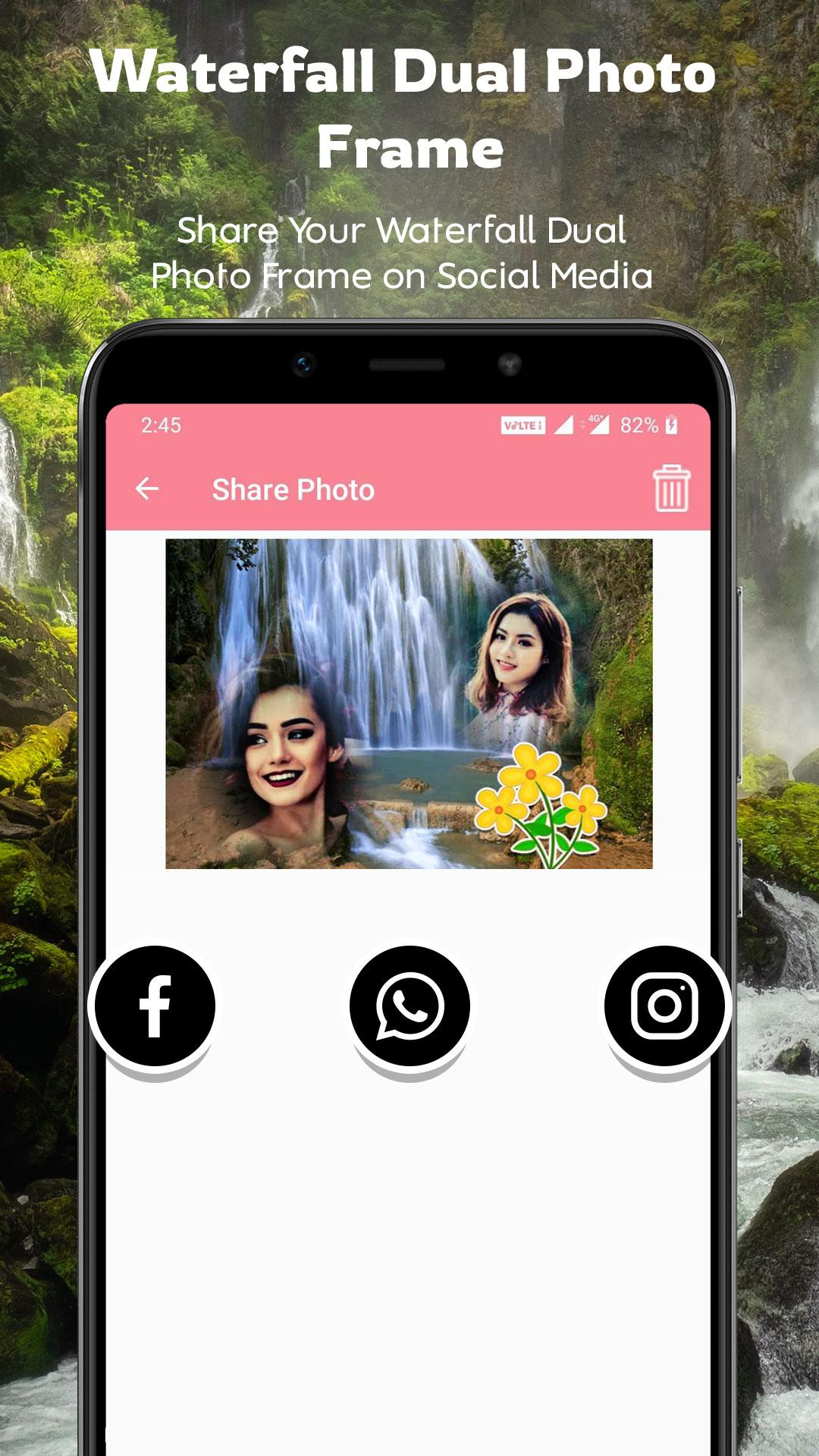 اسکرین شات 7 برنامه Waterfall Dual Photo Frames