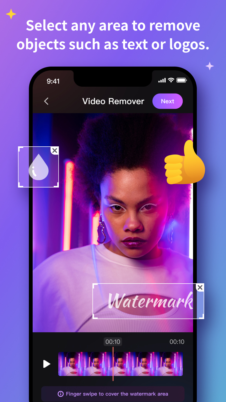 اسکرین شات 2 برنامه AniEraser - Object Remover