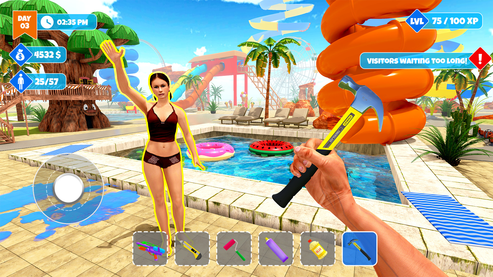 اسکرین شات 2 بازی Waterpark Manager Simulator