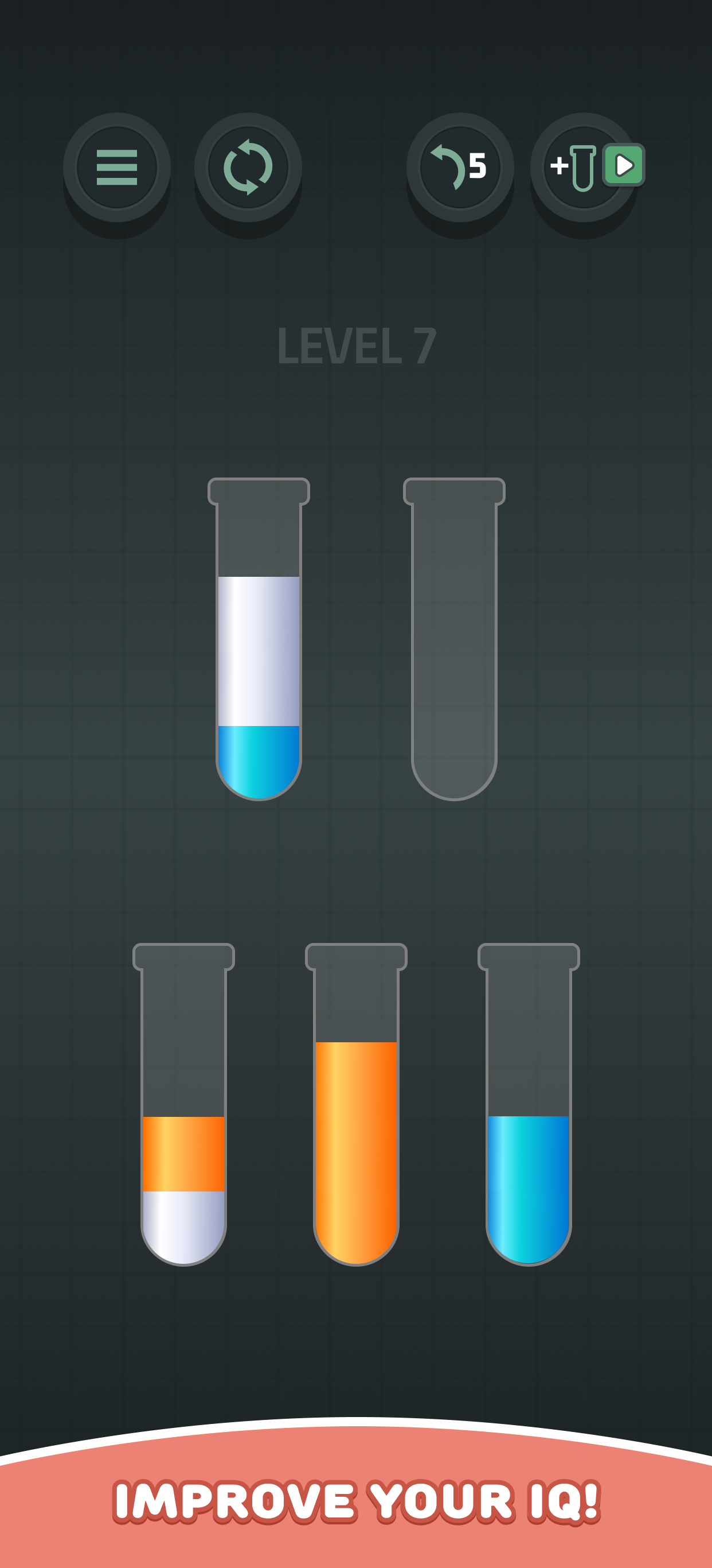 اسکرین شات 5 بازی Water Sort Puzzle: Color Game